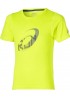 Футболка ASICS Short Sleeve T-Shirt желтая мужская