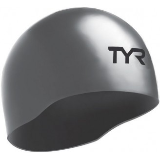 Шапочка для плавания TYR Tracer Edge Racing Cap серебристая